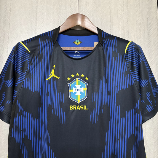 Camisa Brasil Jordan 26/27 Azul e Preta