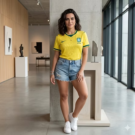Camisa Feminina Brasil I 26/27