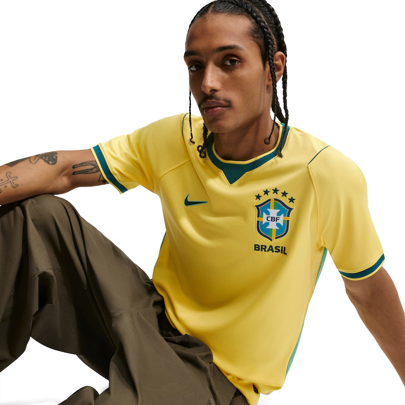 Camisa Brasil Amarela I 26/27 Nike